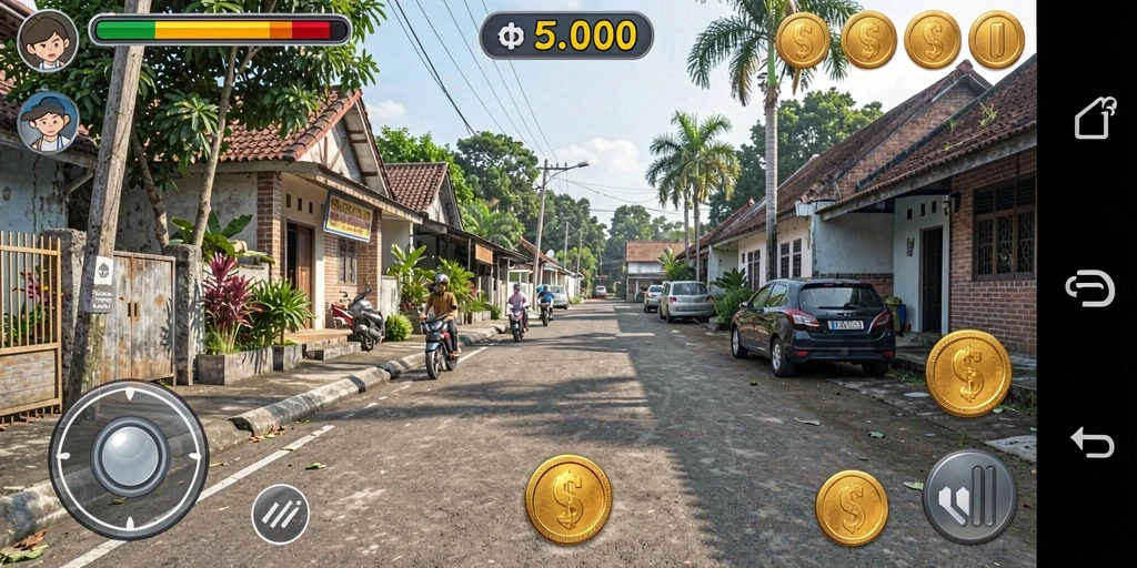 Screenshot menampilkan tampilan antarmuka permainan yang menarik.
