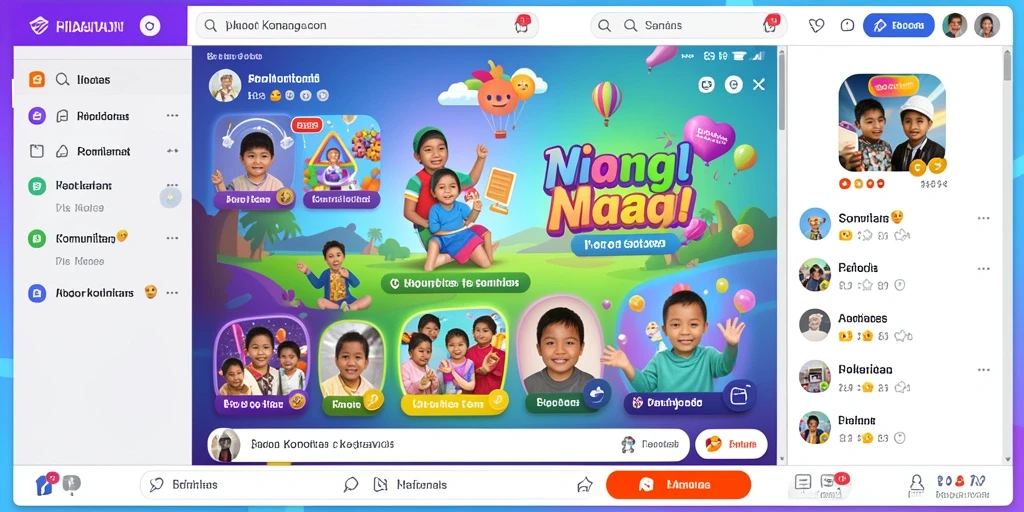 Tampilan menarik dari permainan slot bertema petualangan.