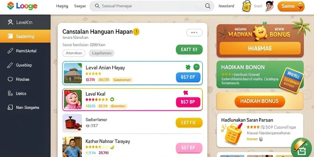Tampilan awal BIOLABET dengan grafis yang menarik.