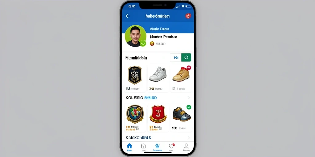 Tampilan menarik dan interaktif dari permainan.