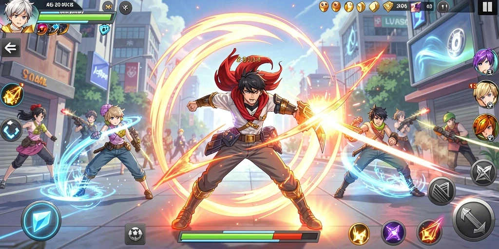 Tampilan layar utama D200M yang menarik.