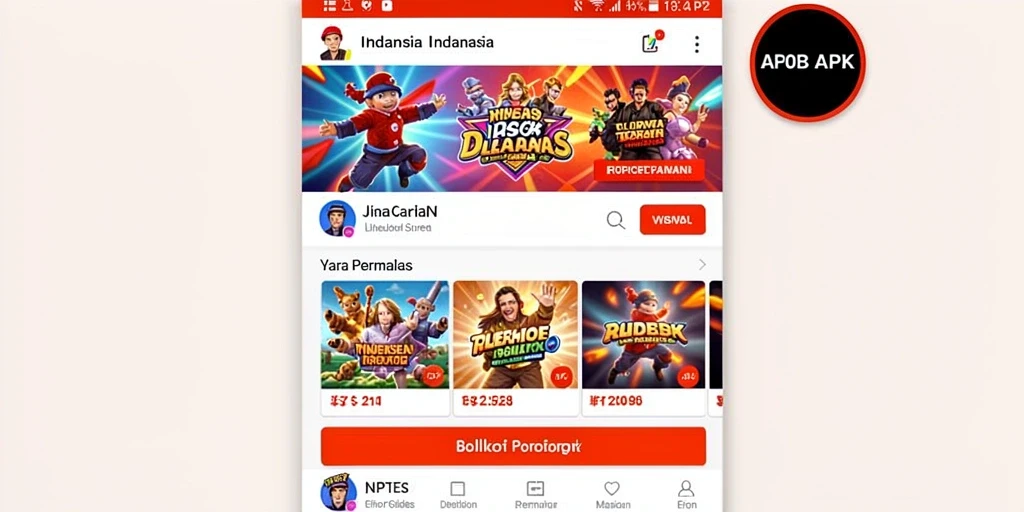 Tampilan antarmuka LUCKYRP yang modern dan user-friendly.