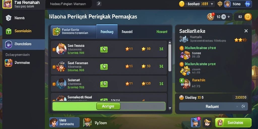 Screenshot menunjukkan tampilan mesin slot yang baru dan menarik.