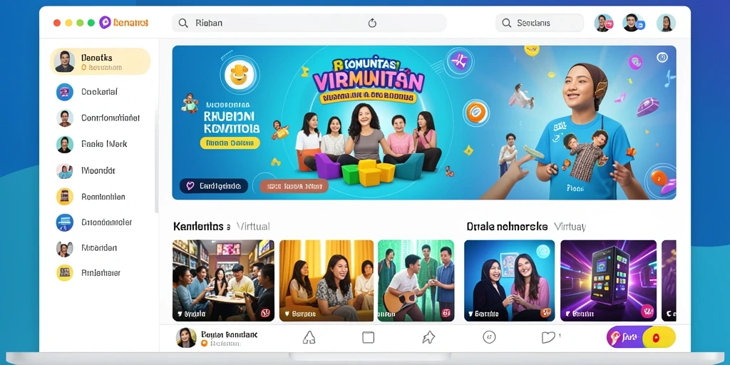Antarmuka pengguna yang modern dan intuitif.