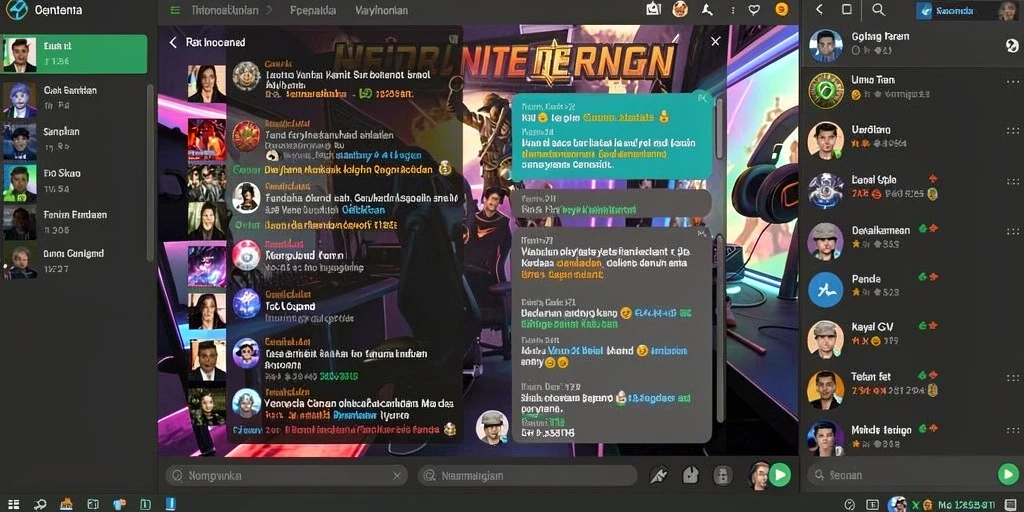 Screenshot menunjukkan tampilan antarmuka yang menarik dan mudah digunakan.