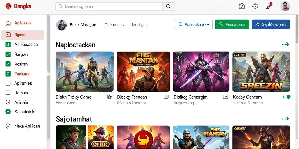 Tampilan antarmuka yang ramah pengguna.